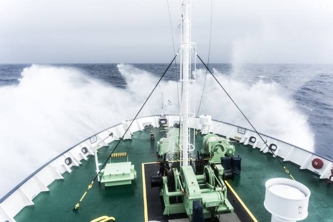 Crossing the Drake Passage to Ushuaia