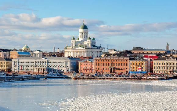 Arrive in Helsinki, Finland