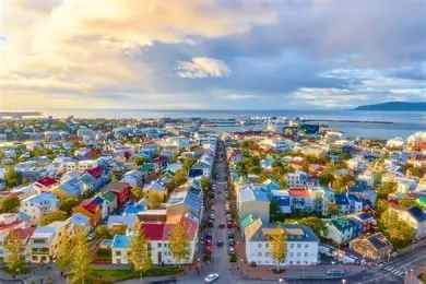 Arrive in Reykjavik, Iceland