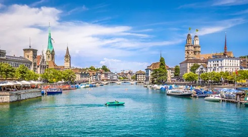 Arrival in Zurich