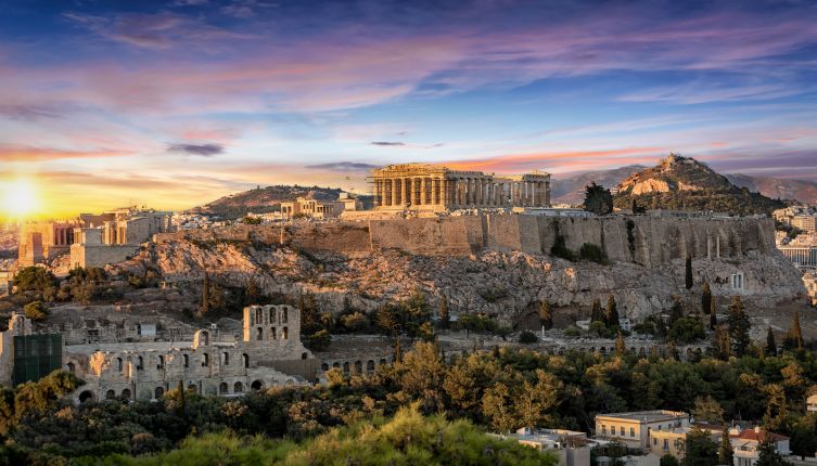 Arrival in Athens
