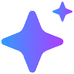 Sparkle icon marking AI-powered search